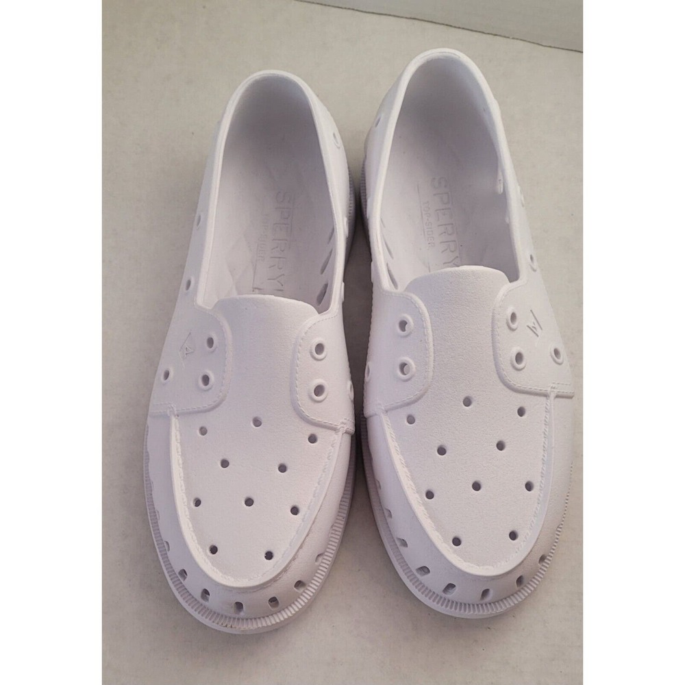 Sperry Top-Sider A/O Float, Boat‎ Shoes, White, Women 10M
